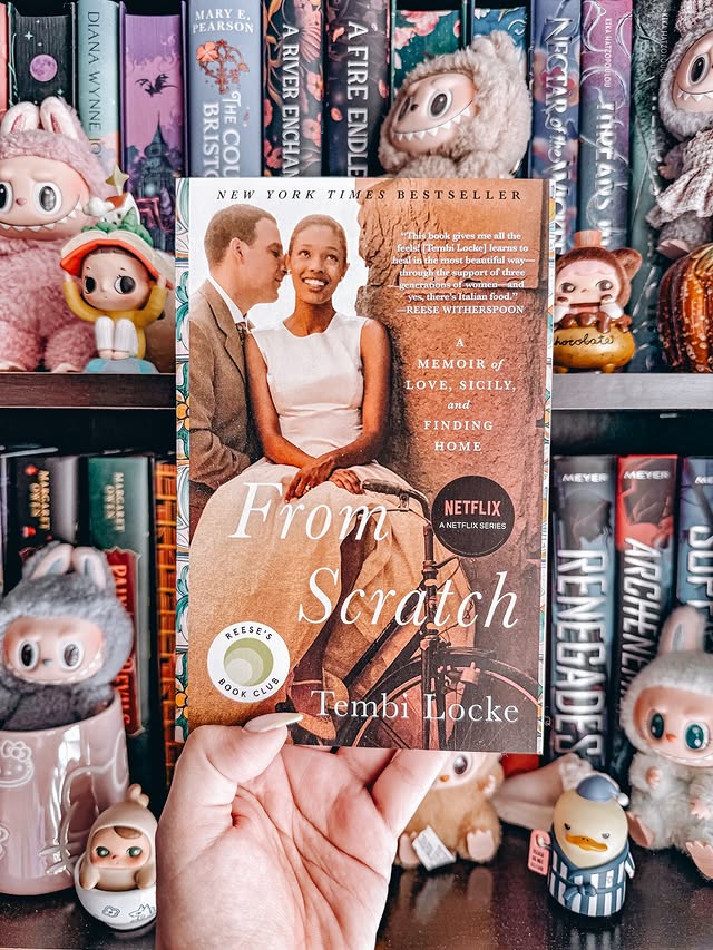 Instagram post by @bibliophile_nikki for Simon & Schuster. Caption reads: Q: Are there any book to tv/movie adaptations you....