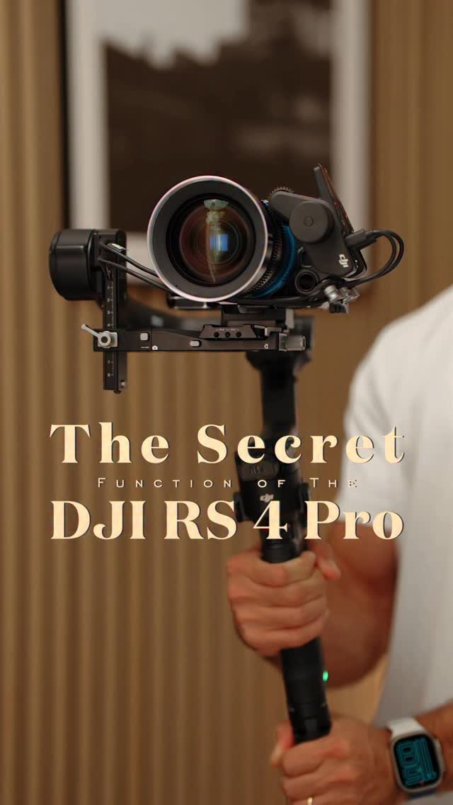 Instagram post by @toldbynick for DJI. Caption reads: ‘Secret’ RS4 Pro feature 👀 🎥

Here’s a....