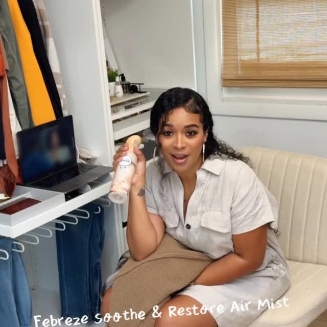 Instagram post by @kathlynceleste for Febreze. Caption reads: Reason 37 I’m a #Febreze_Partner: I get so....