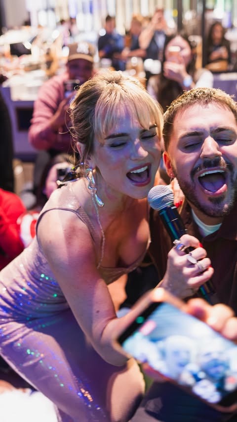 Instagram post by @iamjojo for Alaska Airlines. Caption reads: [...] live from the @alaskaair lounge.....