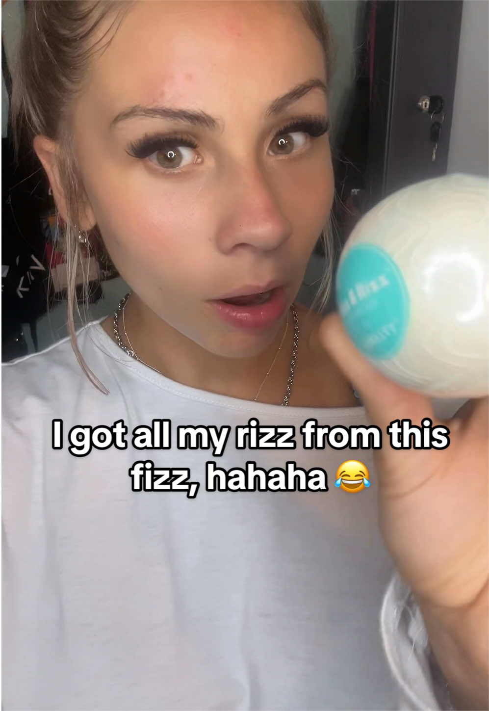 TikTok post by @hay_grooves for Fizzandrizz. Caption reads: [...] find such cute jewelry this way! -....