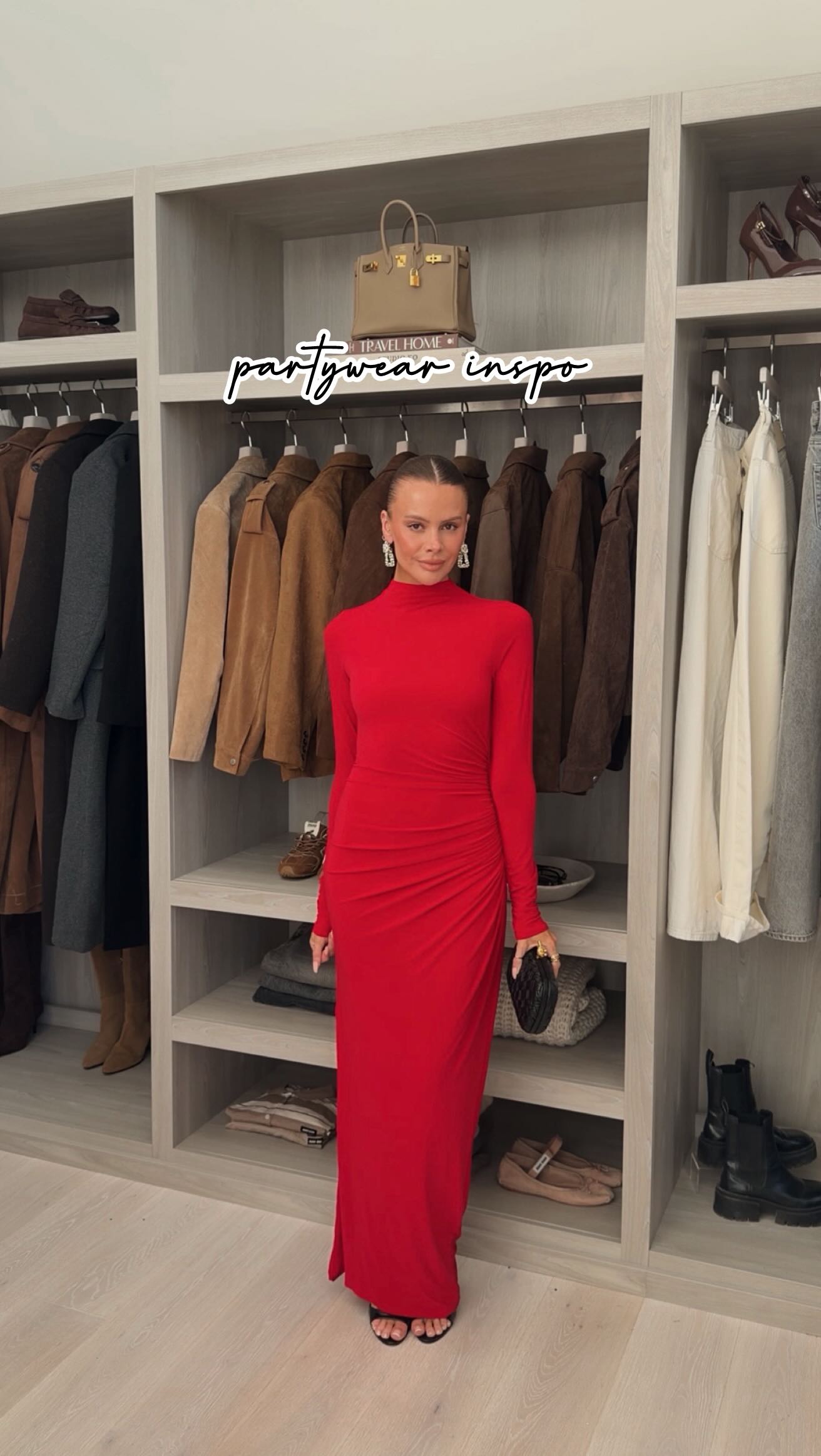 Instagram post by @perriesian for Club L London. Caption reads: PARTYWEAR HAUL 🪩🎄

I’m sorry wow wow wow wow....