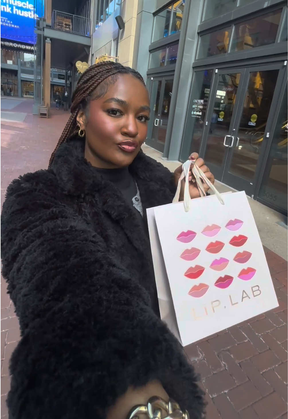 TikTok post by @ani.woodd for Lip Lab. Caption reads: gifted by Lip Lab I had such a cool experience....