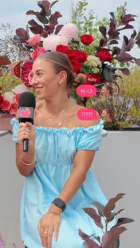 Instagram post by @ruby.vs for Tinder. Caption reads: The Tinder ton has convened for today’s Match....