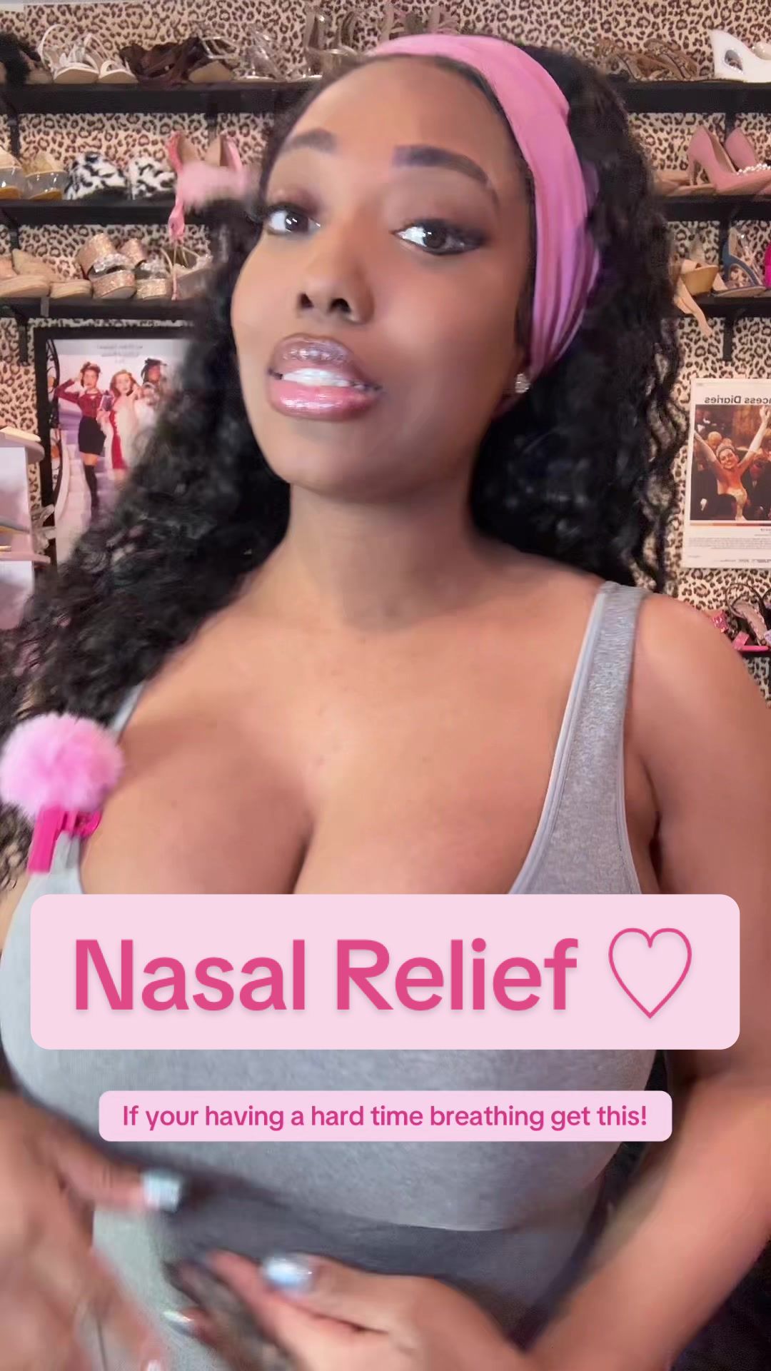 TikTok post by @mswandaxo for BoomBoom Naturals. Caption reads: These nasal sticks from @BoomBoom are a must have!....