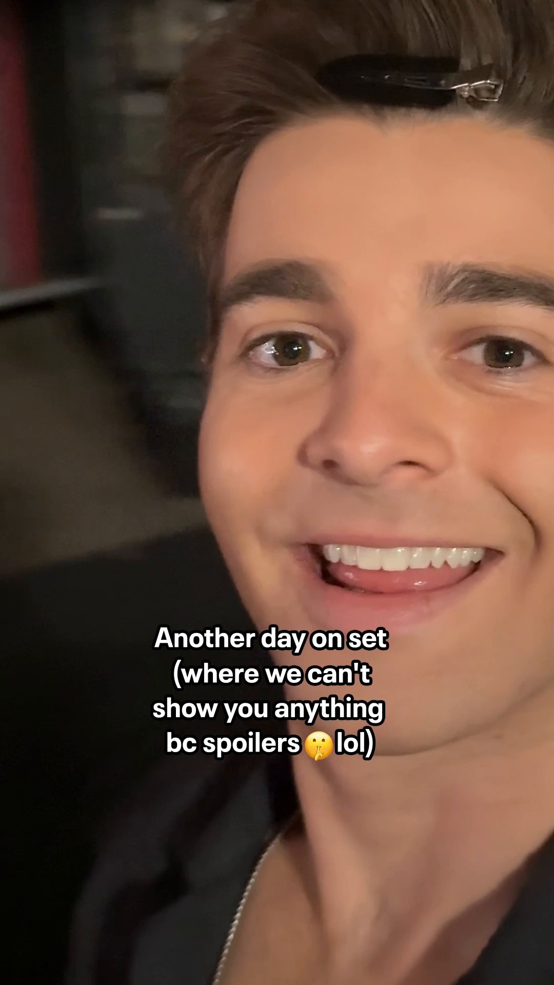 Instagram post by @jackgriffo for Nick. Caption reads: Clash of the Thundermans spoilers are top secret....