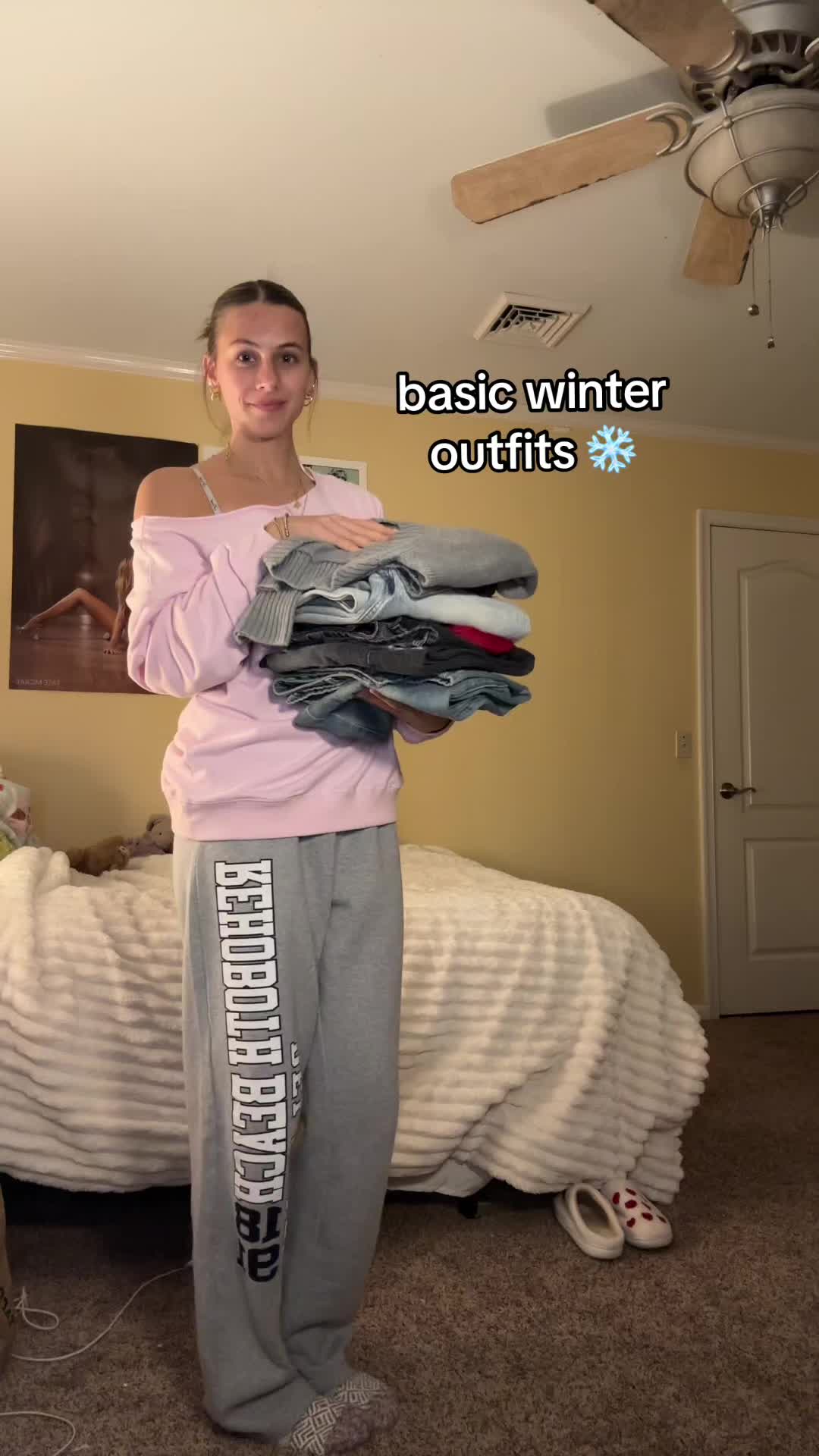 TikTok post by @catsparklelife for SUUKSESS. Caption reads: [...] winter outfit inspo! all tops are from....