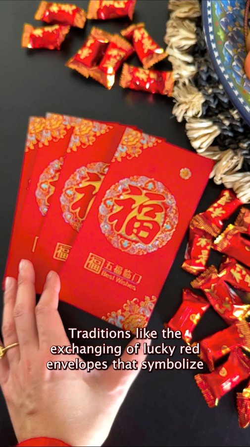 Instagram post by @brigittetruong for LCBO. Caption reads: Happy to be celebrating Lunar New Year with @lcbo!....