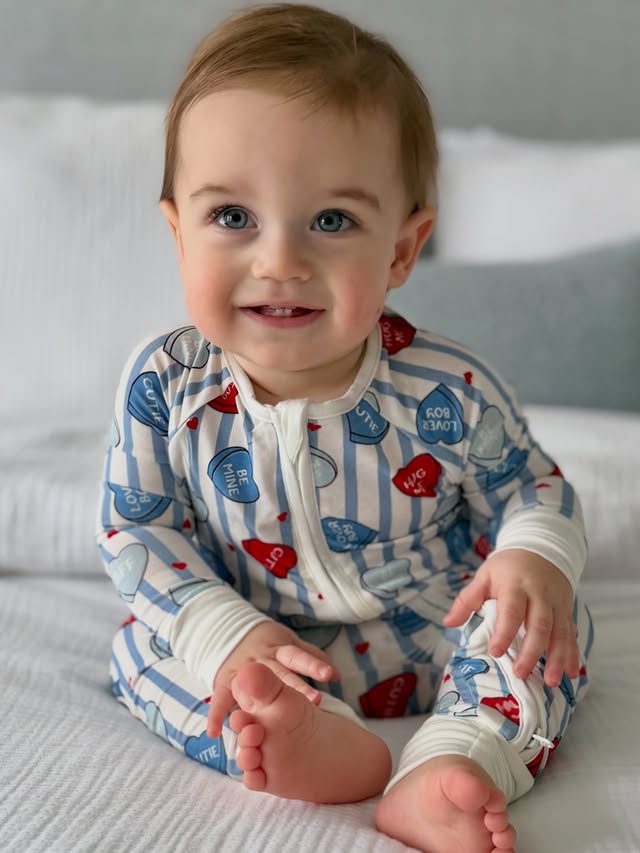 Instagram post by @brittanygarzillostephens for Caden Lane. Caption reads: [...] 💋 How cute are these pajamas from....