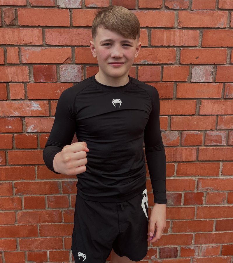 Instagram post by @ceejayfenton1 for Venum. Caption reads: [...] camp…….three weeks out, let’s goooo!!!!!....