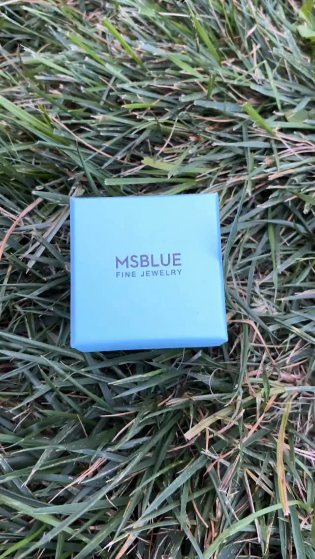 Instagram post by @isnur.usa for MSBLUE. Caption reads: ✨ Reflect your style with Ms. Blue Jewelry!....