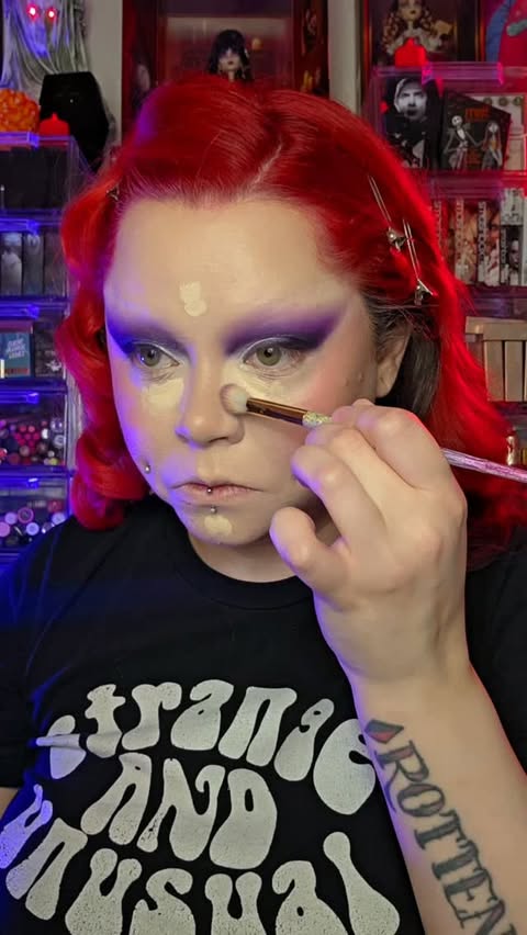 Instagram post by @sydneynicoleaddams for MAKEUP BY MARIO. Caption reads: [...] and Air-Whip Moisture Cream* 💜....