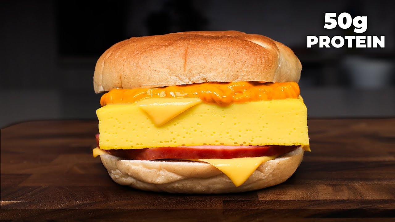YouTube post by @Exercise4CheatMeals for Drink LMNT. Caption reads: The best sandwich you've never made..