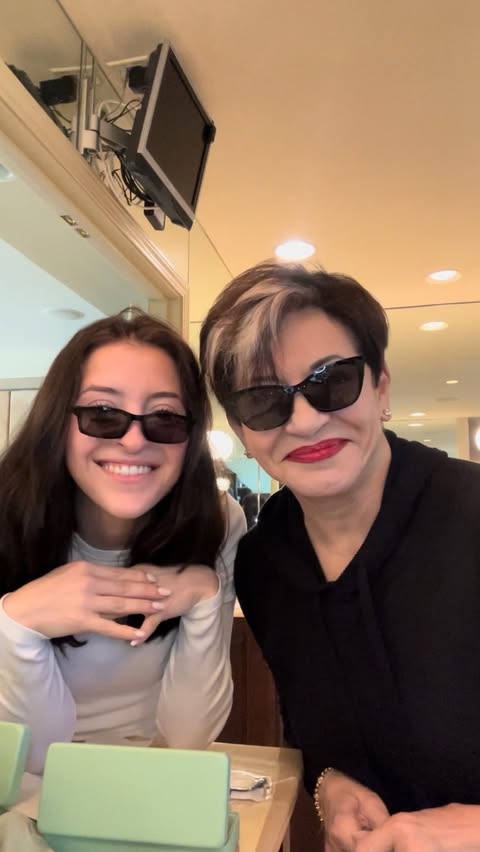 Instagram post by @zoenothingnew for Pair Eyewear. Caption reads: @paireyewear THESE WERE SO FUN 🧚 Nonna wears the....