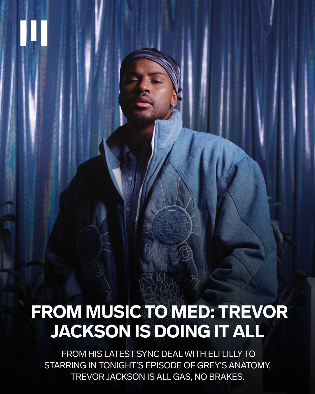 Instagram post by @trevorjackson5 for UnitedMasters. Caption reads: A doctor and an independent artist? There’s....