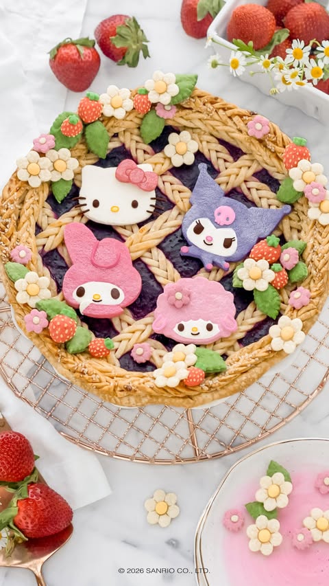 Instagram post by @luxeandthelady for Sanrio. Caption reads: [...] 🧈 😋)✨. I collaborated with my friends....