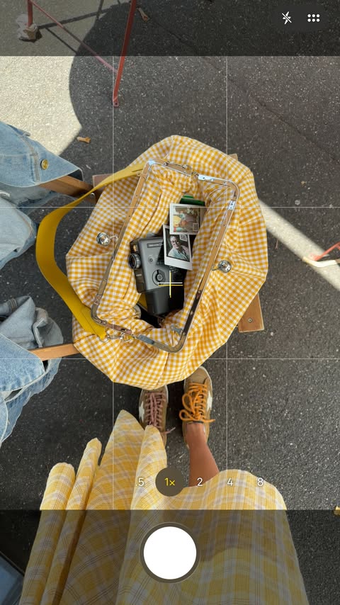 Instagram post by @mattiegouman for Instax. Caption reads: [...] to capture memories with the new....
