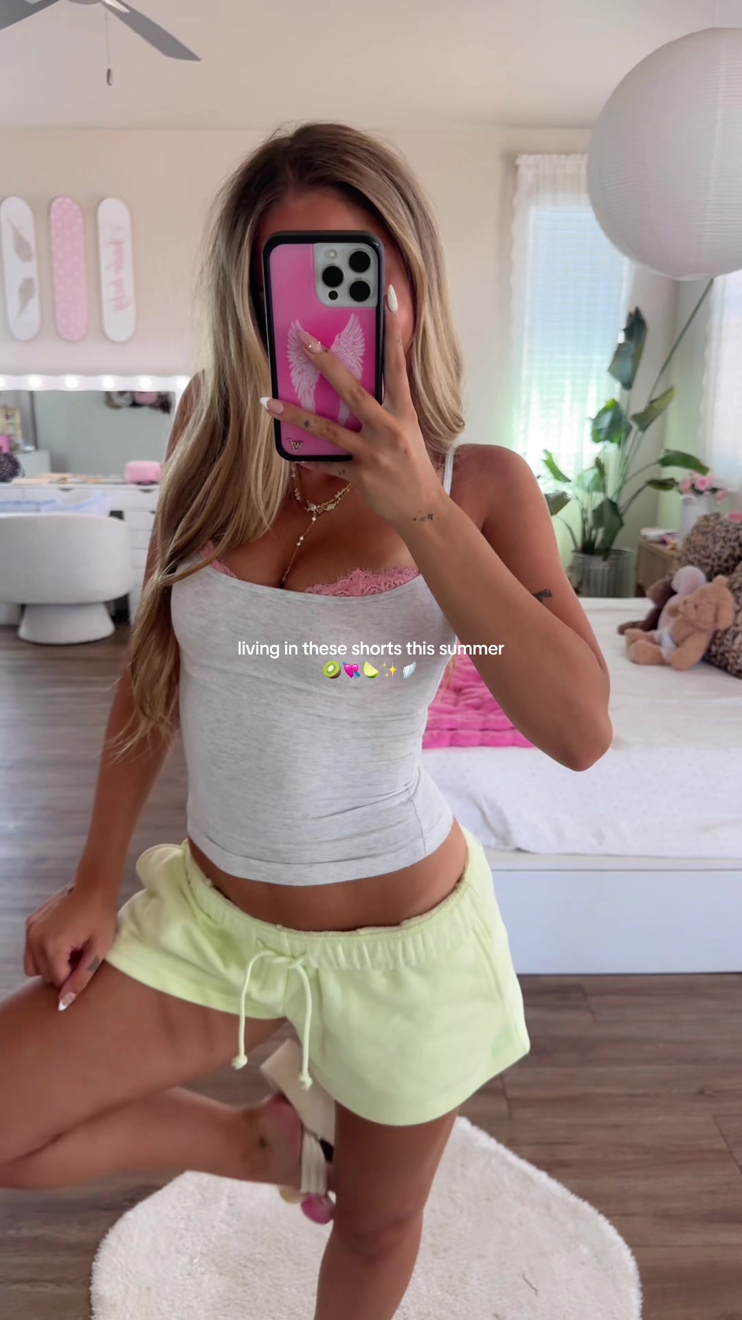 TikTok post by @sadiebaby08 for Florence By Mills Fashion. Caption reads: @Florence By Mills Fashion 💘 #shorts #summer....