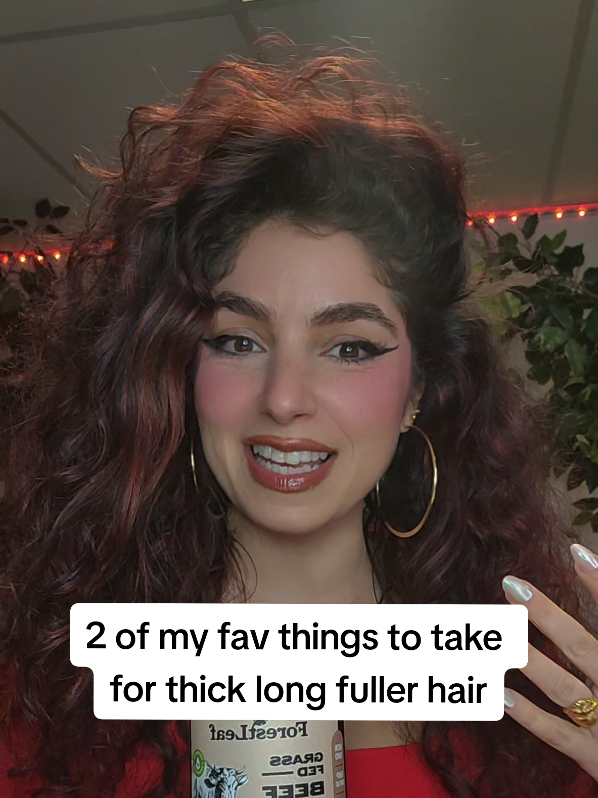 TikTok post by @higherselftribe.official for artnaturals. Caption reads: [...] #hairgrowthhacks #hairgrowth @artnaturals....