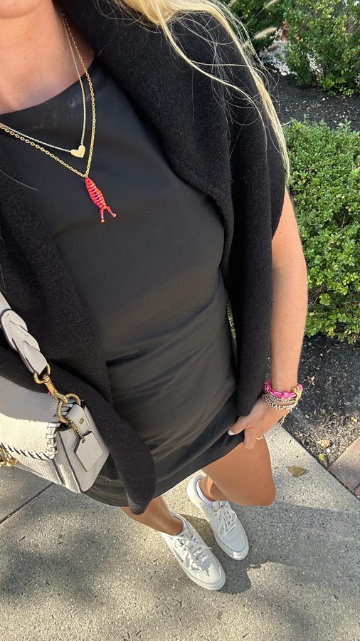 Instagram post by @popstar.katie for Journeys. Caption reads: Outfit of the night sporting my Club C 85’s from....