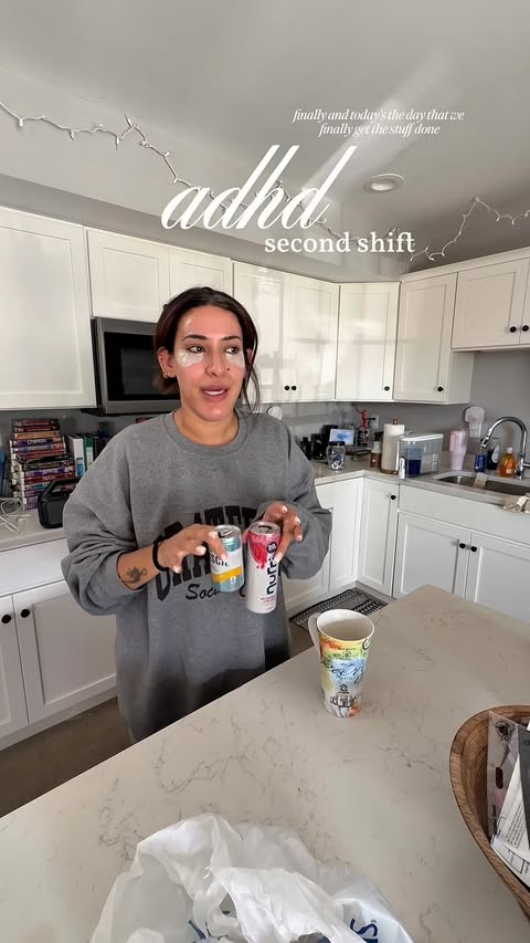 Instagram post by @mariiahjasmiine for Instinct Pet Food. Caption reads: ✨ adhd second shift ⏰ I successfully checked off....