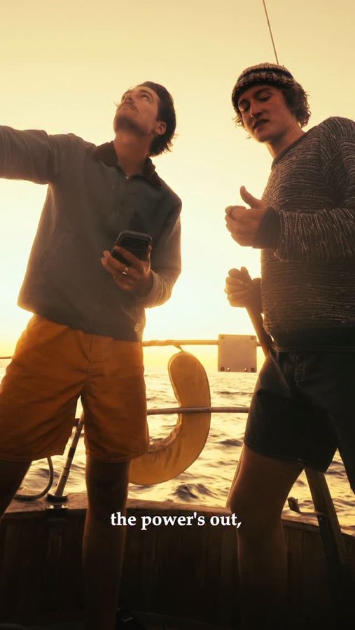 Instagram post by @charlie.treks for OtterBox. Caption reads: Sailing is tough. @otterbox is tougher. 

#ad....