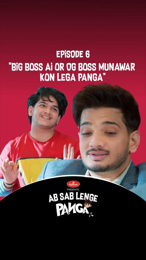 Instagram post by @panga_triangles for Haldiram's. Caption reads: Munawar has given his verdict! AI hua pass ya....