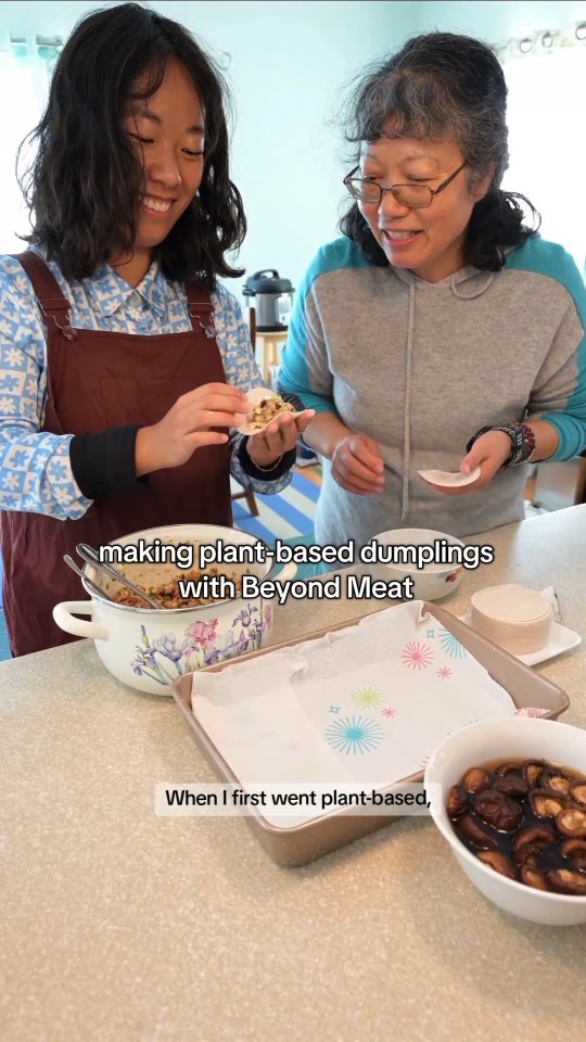 Instagram post by @imperfectidealist for Beyond Meat. Caption reads: Grateful to @beyondmeat for making it possible to....