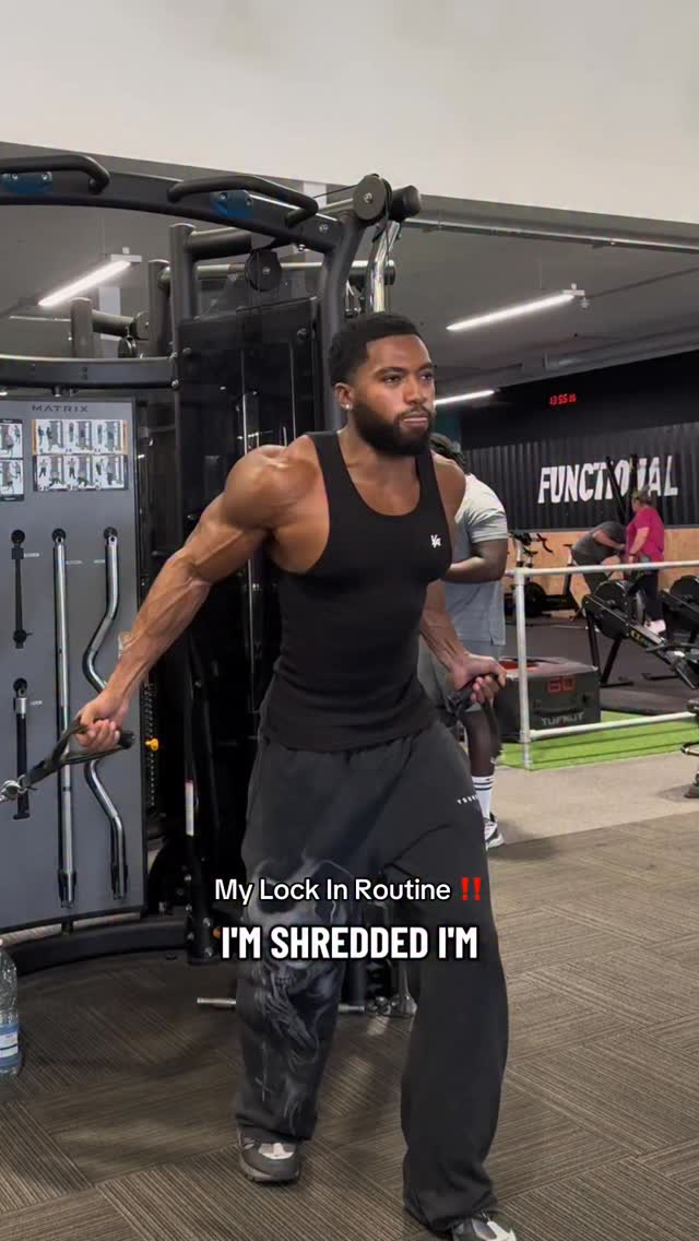 Instagram post by @remellgains for Tiege Hanley. Caption reads: The Routine I Follow To Stay Locked In 🔒

Routine....