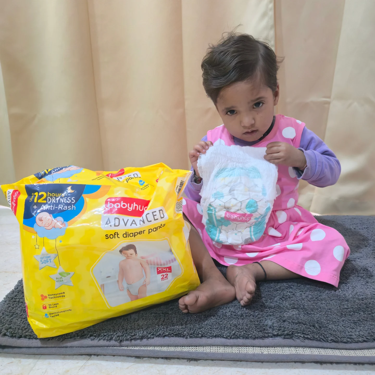 Instagram post by @mansikhannadua9 for FirstCry. Caption reads: #collaboration with @babyhug @FirstcryIndia When....