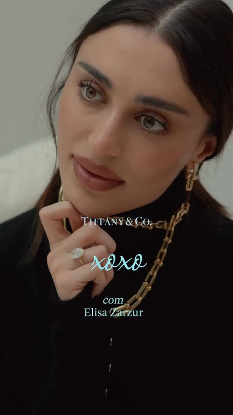 Instagram post by @elisazarzur for Tiffany & Co.. Caption reads: Some things are never taught. They are lived,....