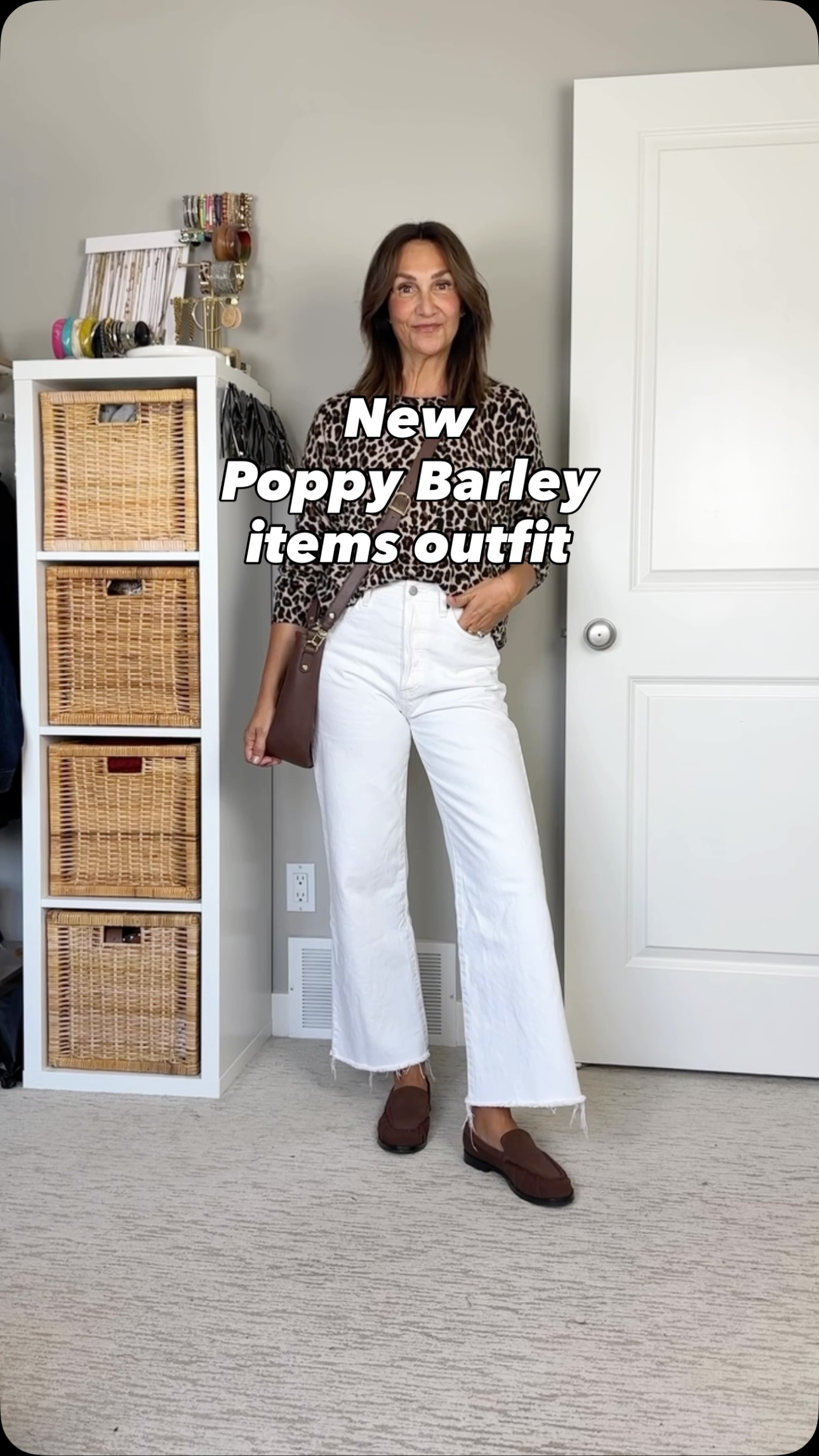 Instagram post by @cbstyled for POPPY BARLEY. Caption reads: An early fall outfit with my new @poppybarley....