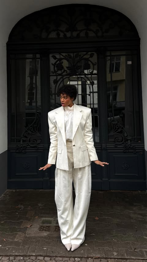 Instagram post by @mxurxen for KARL LAGERFELD. Caption reads: [...] 🤍✨ follow me around the city in my....