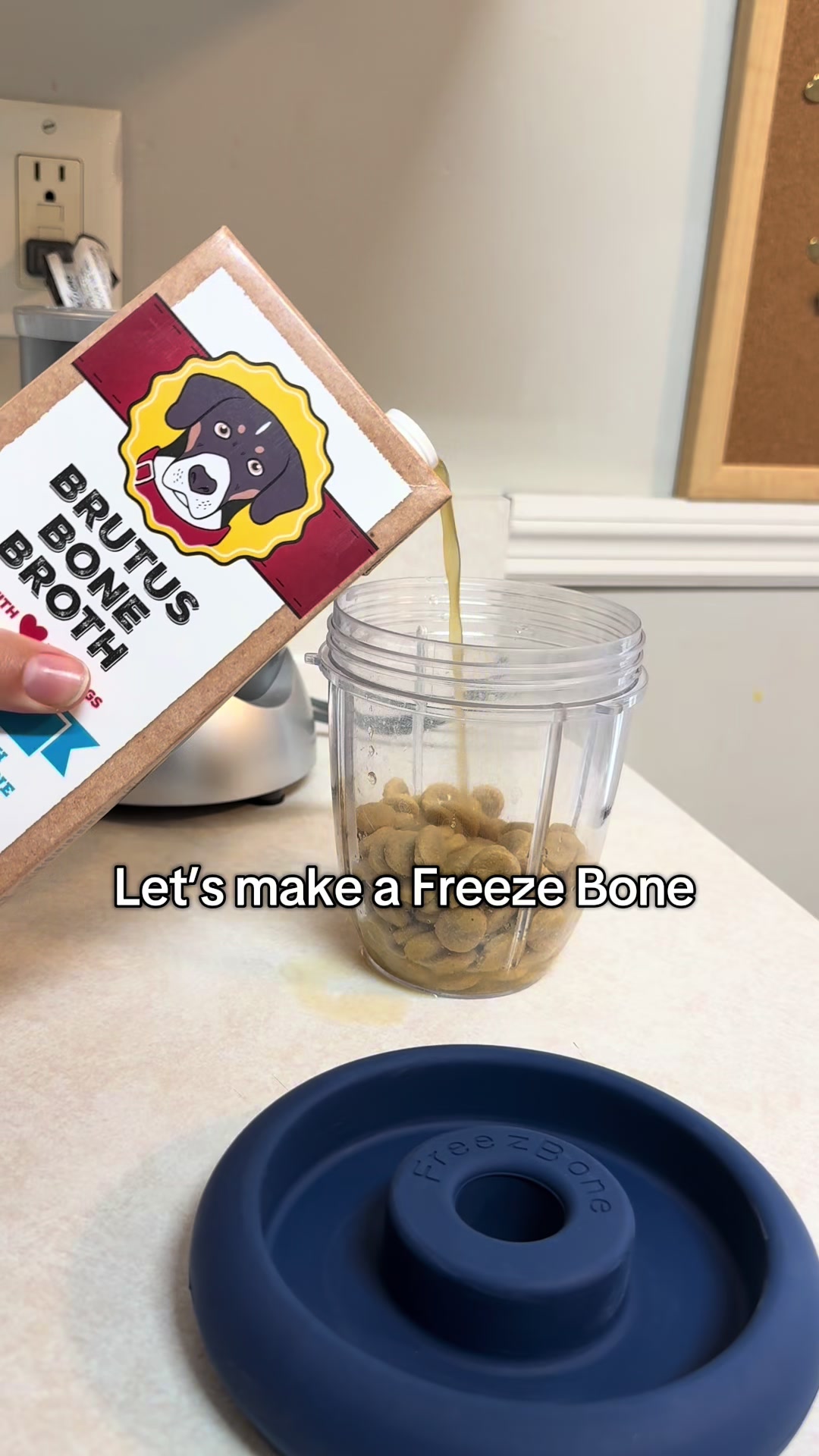 TikTok post by @alabnamedbruce for Freezbone. Caption reads: Let’s make a @Freezbone ! I’m using the freeze....