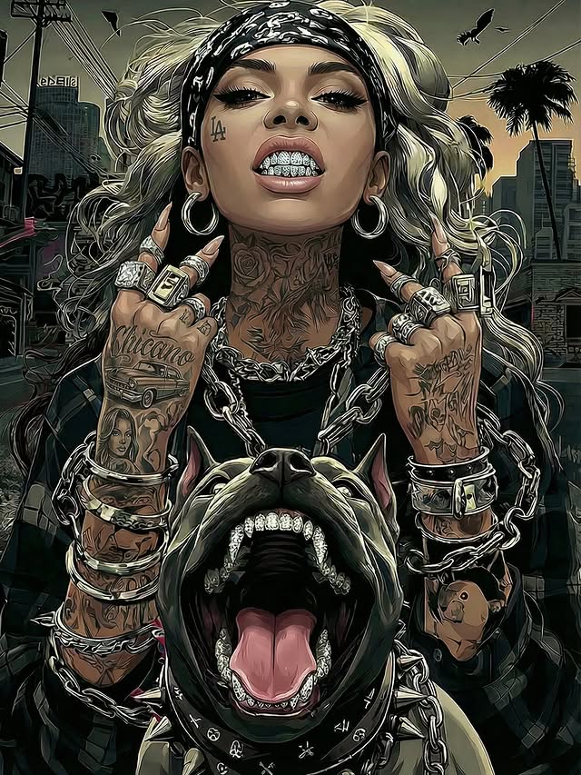 Instagram post by @made.by.jay.ai for Freepik. Caption reads: [...] Power worn. Sponsored by @higgsfield.ai....