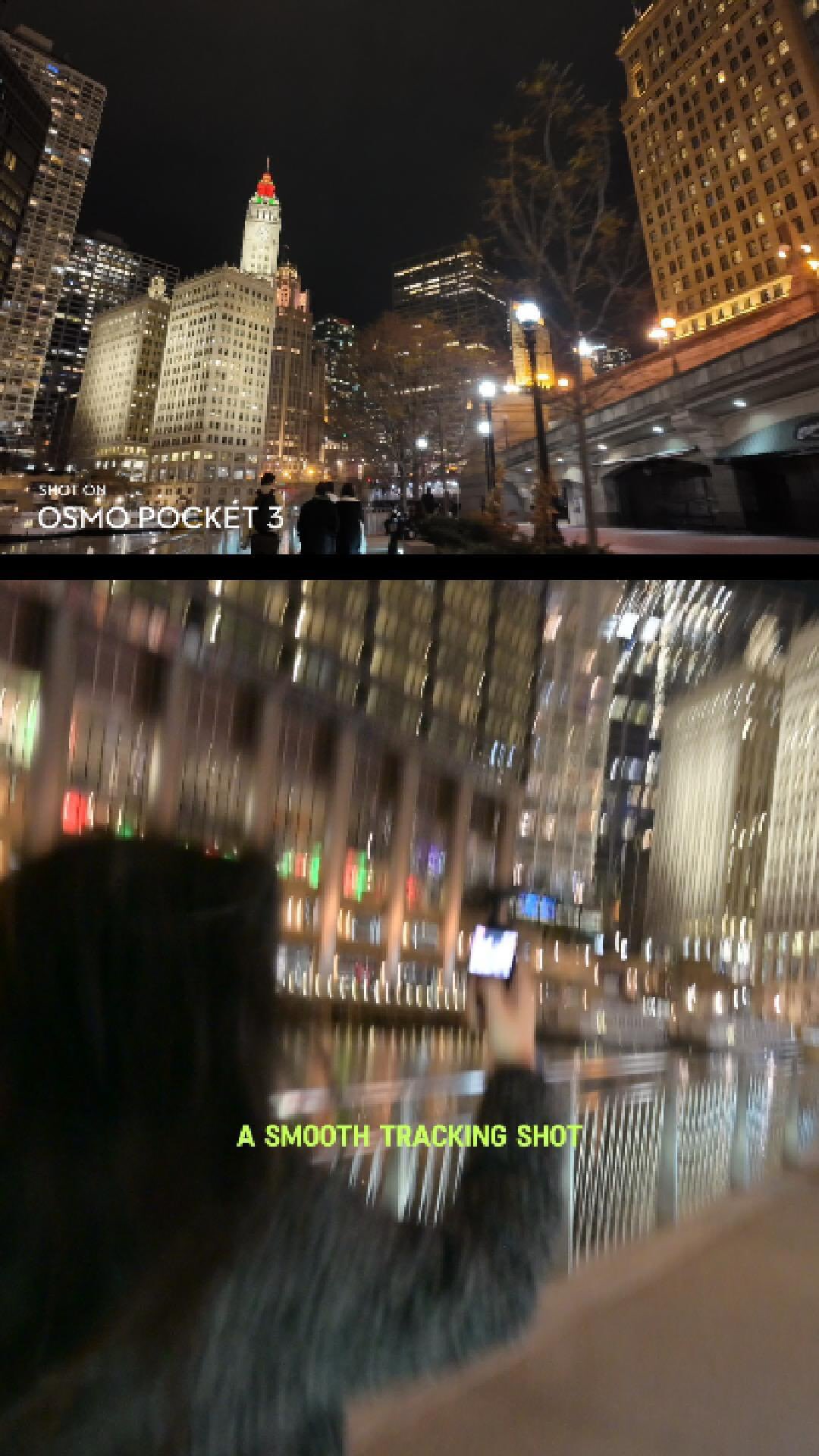 Instagram post by @elsaqinn for DJI. Caption reads: Having a DJI Osmo Pocket 3 lowkey had always been....