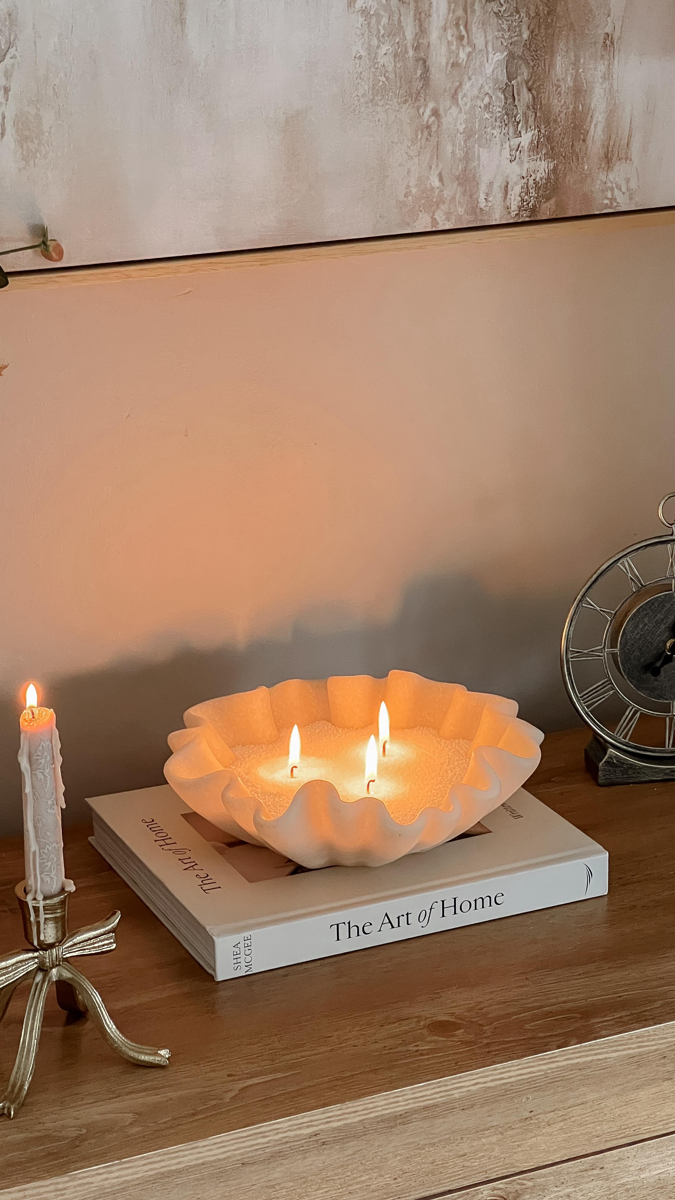 Instagram post by @lifeatno6_ for Candlera Candle. Caption reads: [...] and voila! 

This candle sand from....