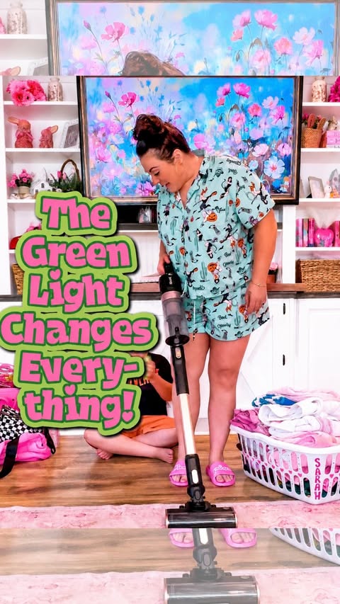 Instagram post by @mrskristin.j for Levoit. Caption reads: [...] green light… you know the struggle 😂....