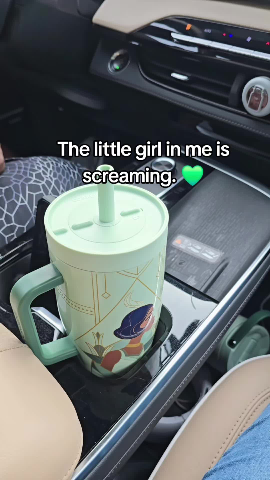 TikTok post by @gillpartyof6 for CORKCICLE. Caption reads: #princess #princesstiana #corkcicle....