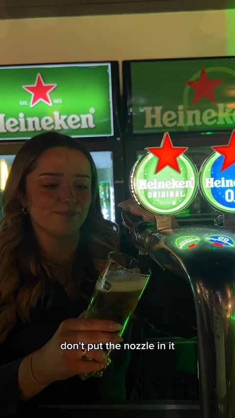 Instagram post by @ailish_morrison for Heineken. Caption reads: [...] with me to my first press junket with....