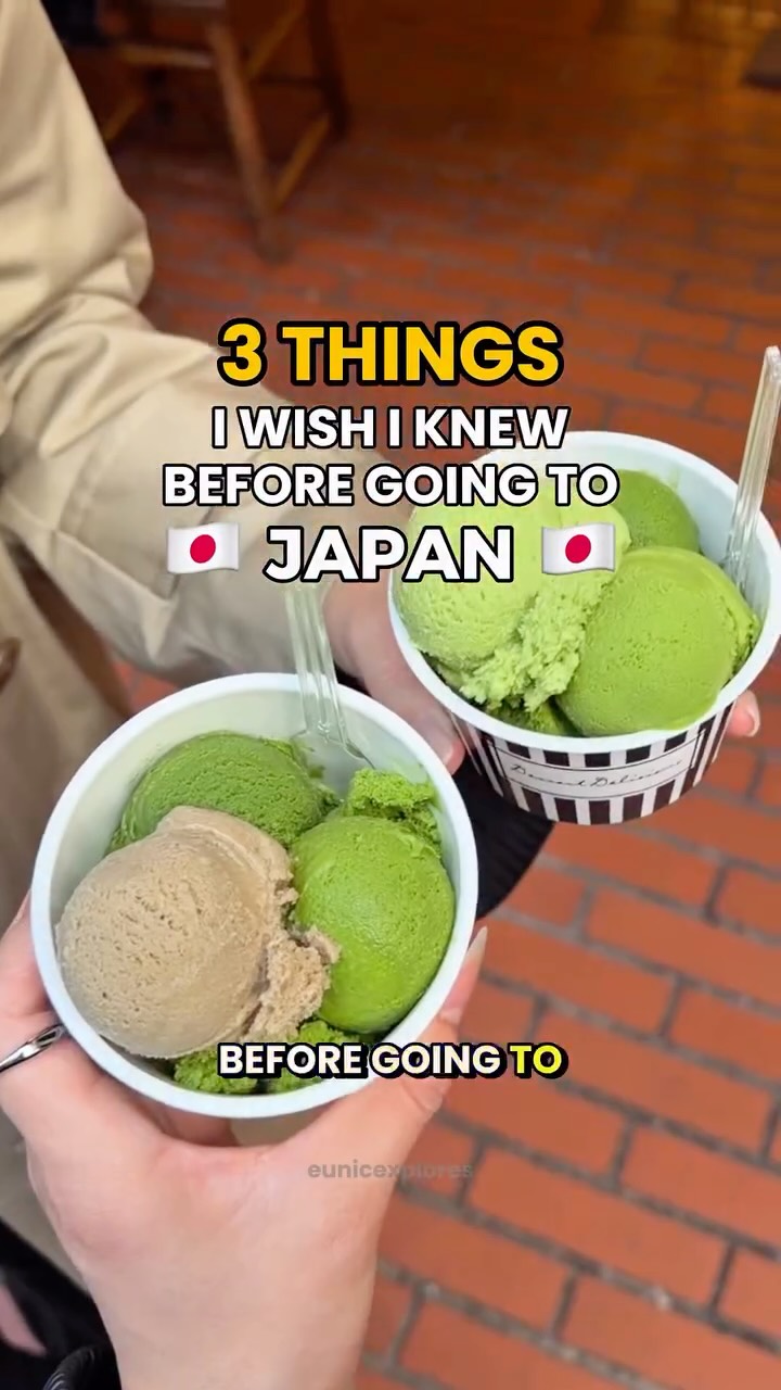 Instagram post by @eunicexplores for Wise. Caption reads: THINGS I WISH I KNEW BEFORE GOING TO JAPAN....