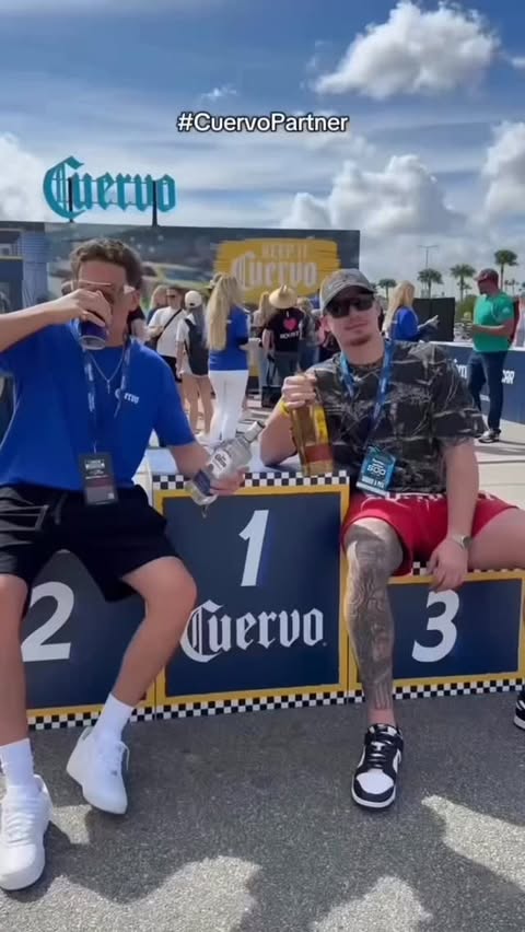 Instagram post by @vincentgigantee for Jose Cuervo USA. Caption reads: #CuervoPartner Had a blast hangin around at the....