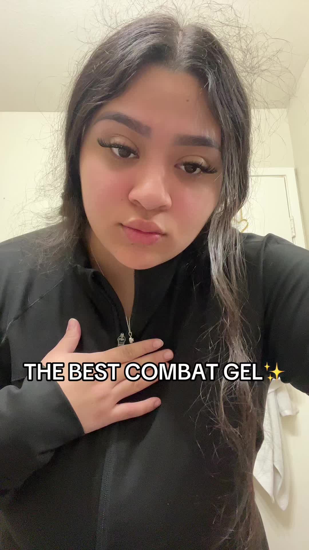 TikTok post by @datgurlb_ for Combat Gel. Caption reads: [...] sign to buy if you were doubting!! @Combat....