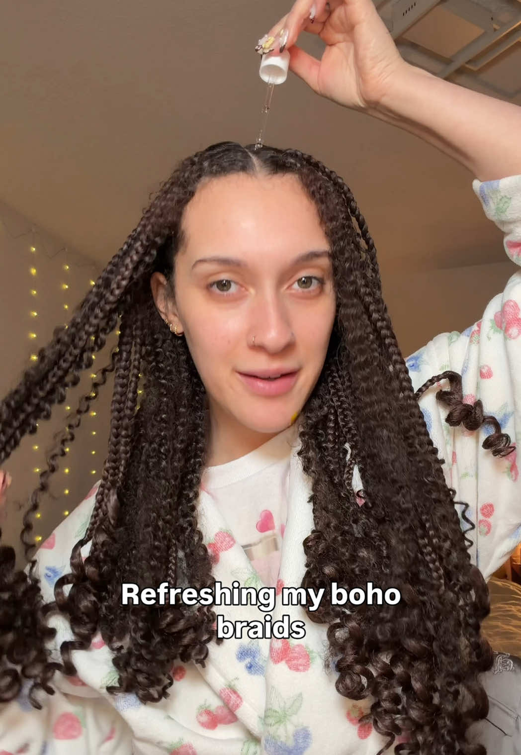 TikTok post by @trulue for OGX Beauty. Caption reads: [...] like they didn’t exist  @Growus @Cake Beauty....