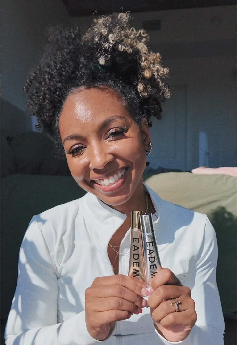 TikTok post by @aprilnicole_x for Eadem. Caption reads: @EADEM these are just too good 😌 [...].