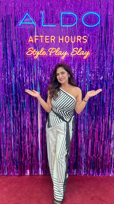 Instagram post by @shikha_shack for ALDO Shoes. Caption reads: A truly proud and unforgettable evening . What a....