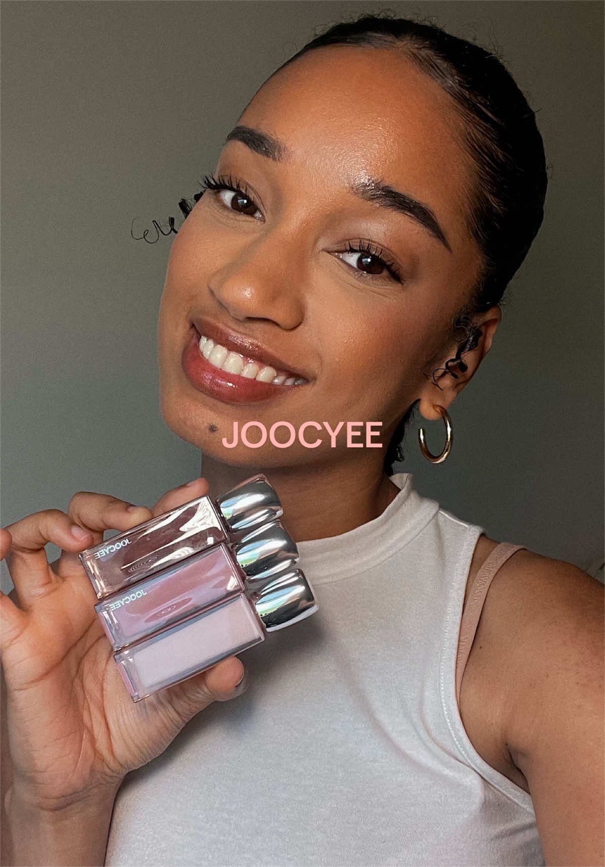 TikTok post by @icyya.w for JOOCYEE US. Caption reads: [...] off or visit the link in my bio! 🌸 @JOOCYEE....