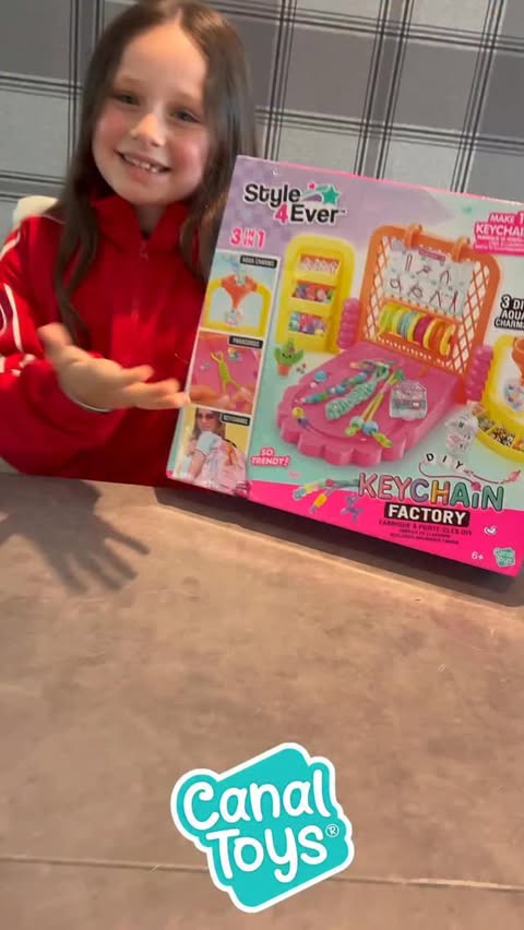 Instagram post by @xolivia_georgiaxnatalie for Canal Toys. Caption reads: [...] idea for all those creative kiddies....