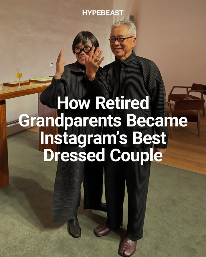 Instagram post by @akiandkoichi for HYPEBEAST. Caption reads: We chatted with the wholesome couple that's taking....