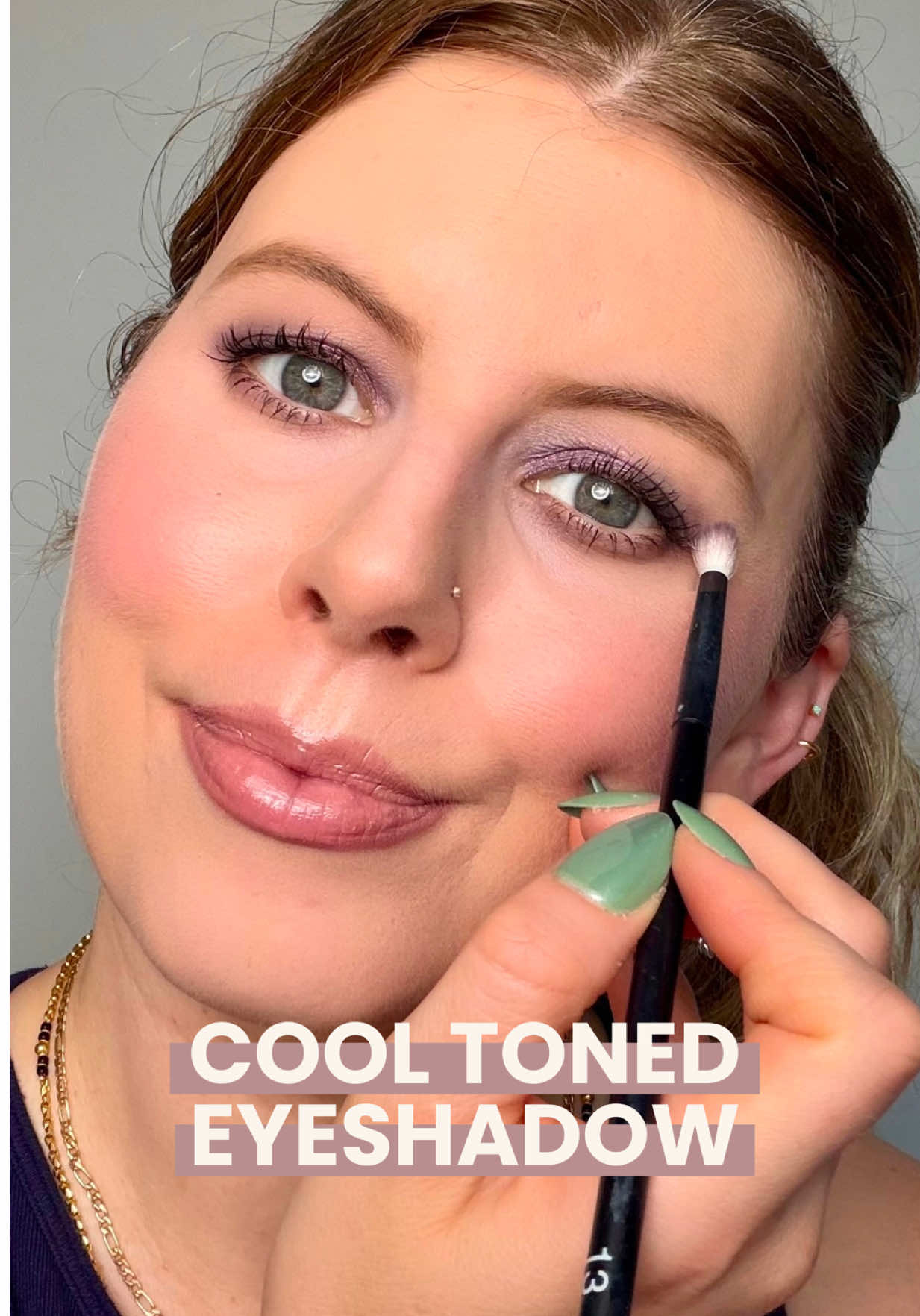 TikTok post by @itsmakeupbymelissam for Kaleidos Makeup. Caption reads: [...] and my blush and lip tagged in LTK.....